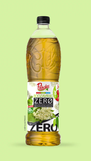 Pölöskei ZERO Bodzavirág ízű szörp 1L