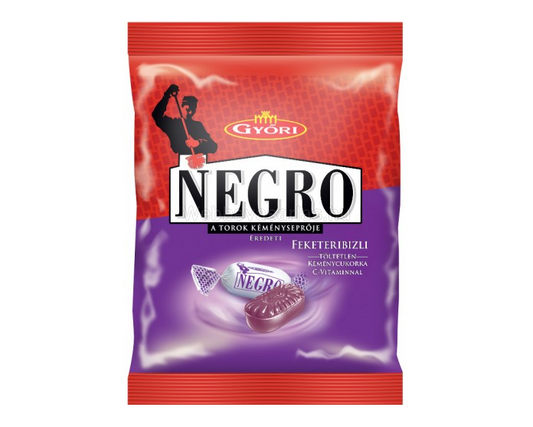 Negro Feketeribizli ízű 79g töltetlen keménycukorka