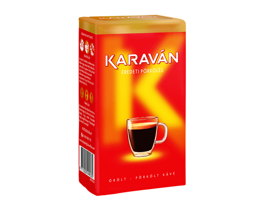 Karaván 225g Őrölt pörkölt kávé